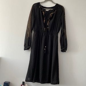 NWOT Altuzarra for Target black with sequin detail dress size M